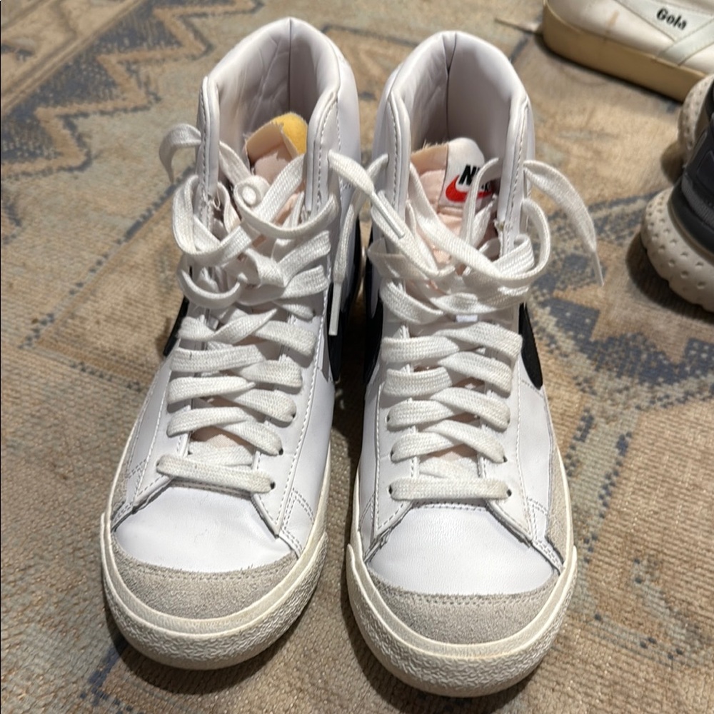 Nike White High-Top Sneakers